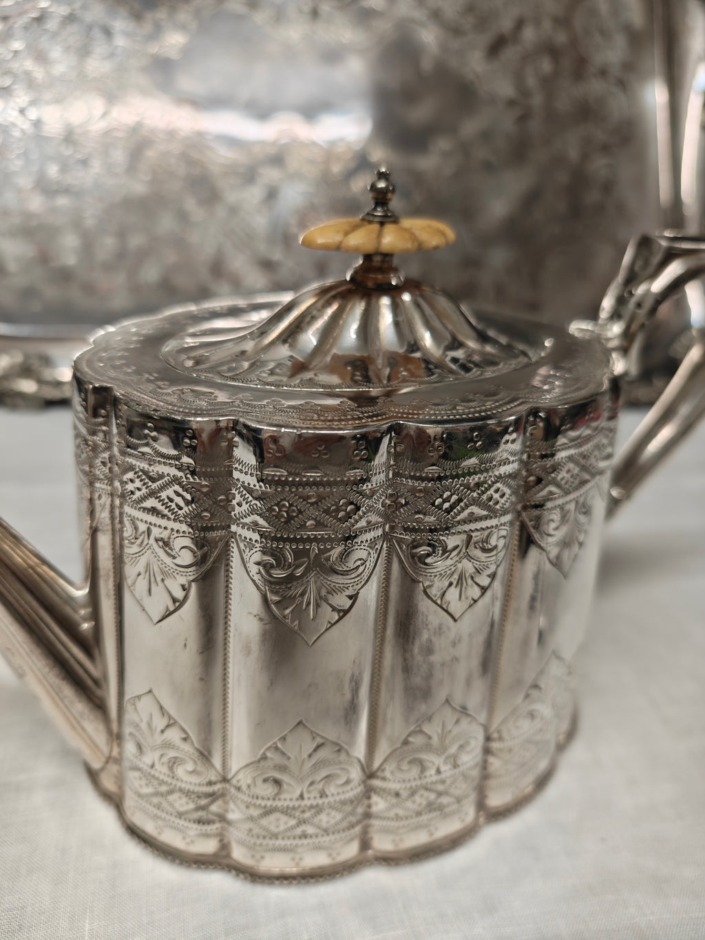 Walker Hall Silver plated Teapot
