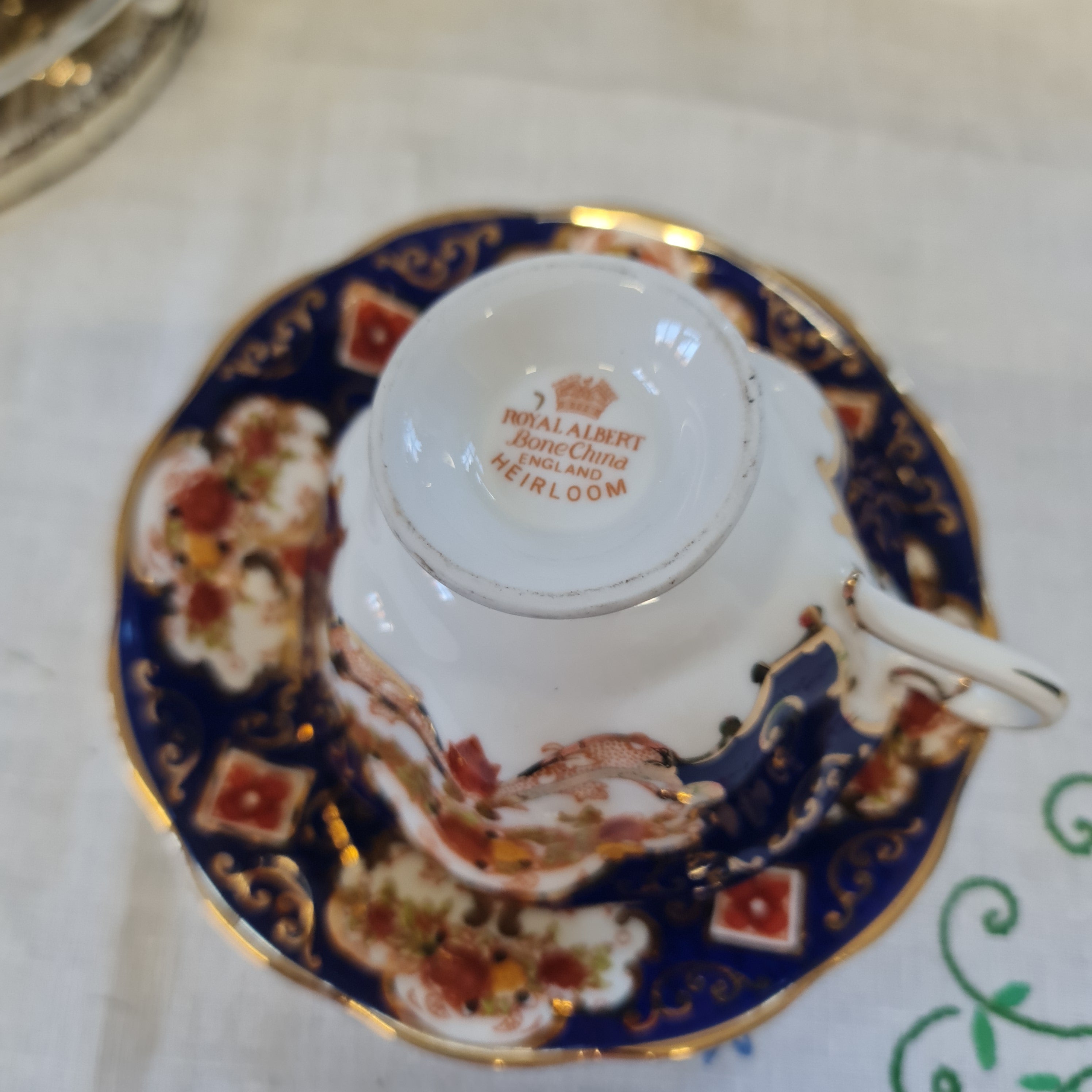 Royal Albert rare imari tea set - Heirloom c1920