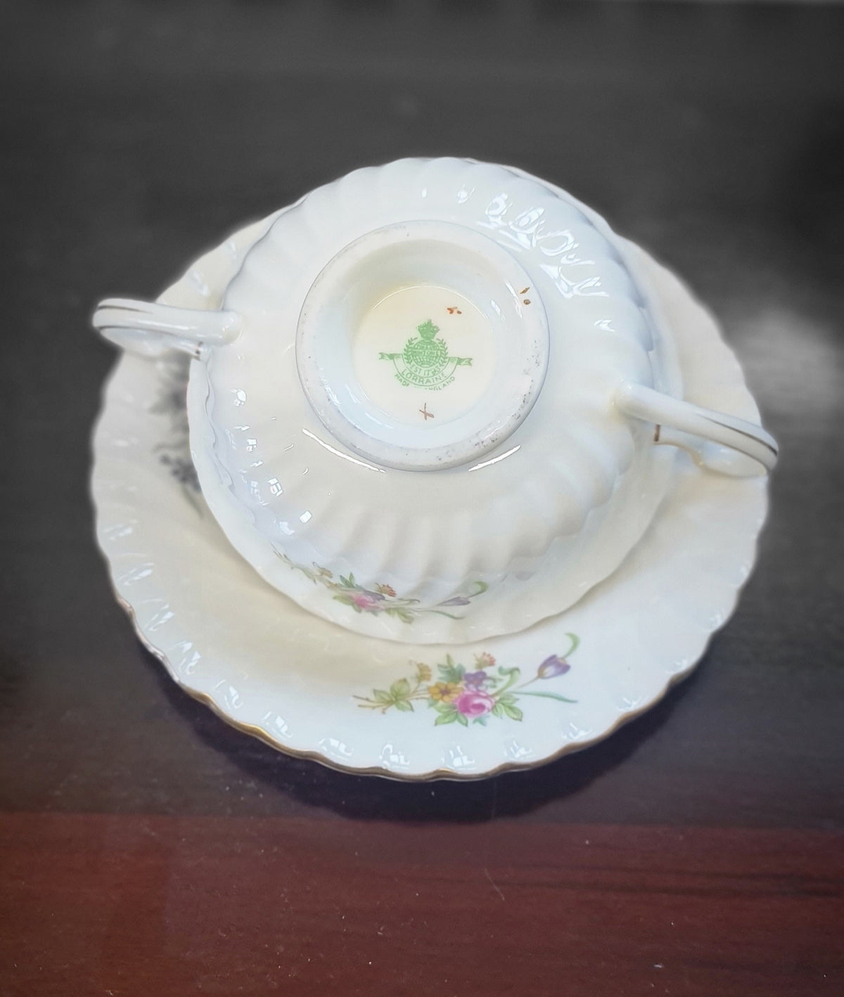 Vintage beautiful Minton flora dinner set