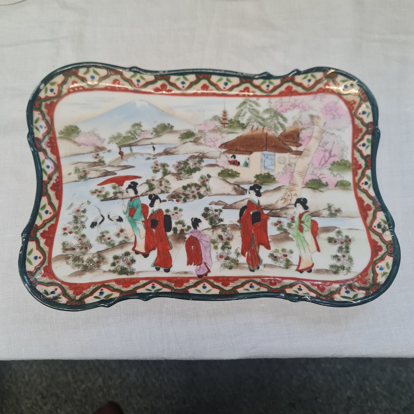 Komaru Rare Noritake hand painted tray