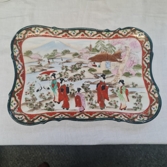 Komaru Rare Noritake hand painted tray