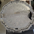 Chrome Vintage Round Tray