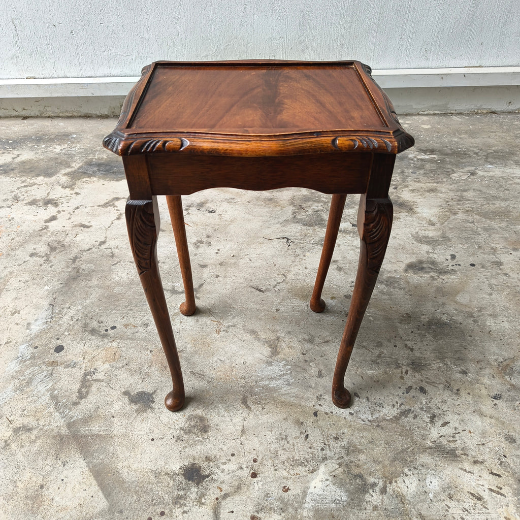 Antique Flame Mahogany Nesting Tables