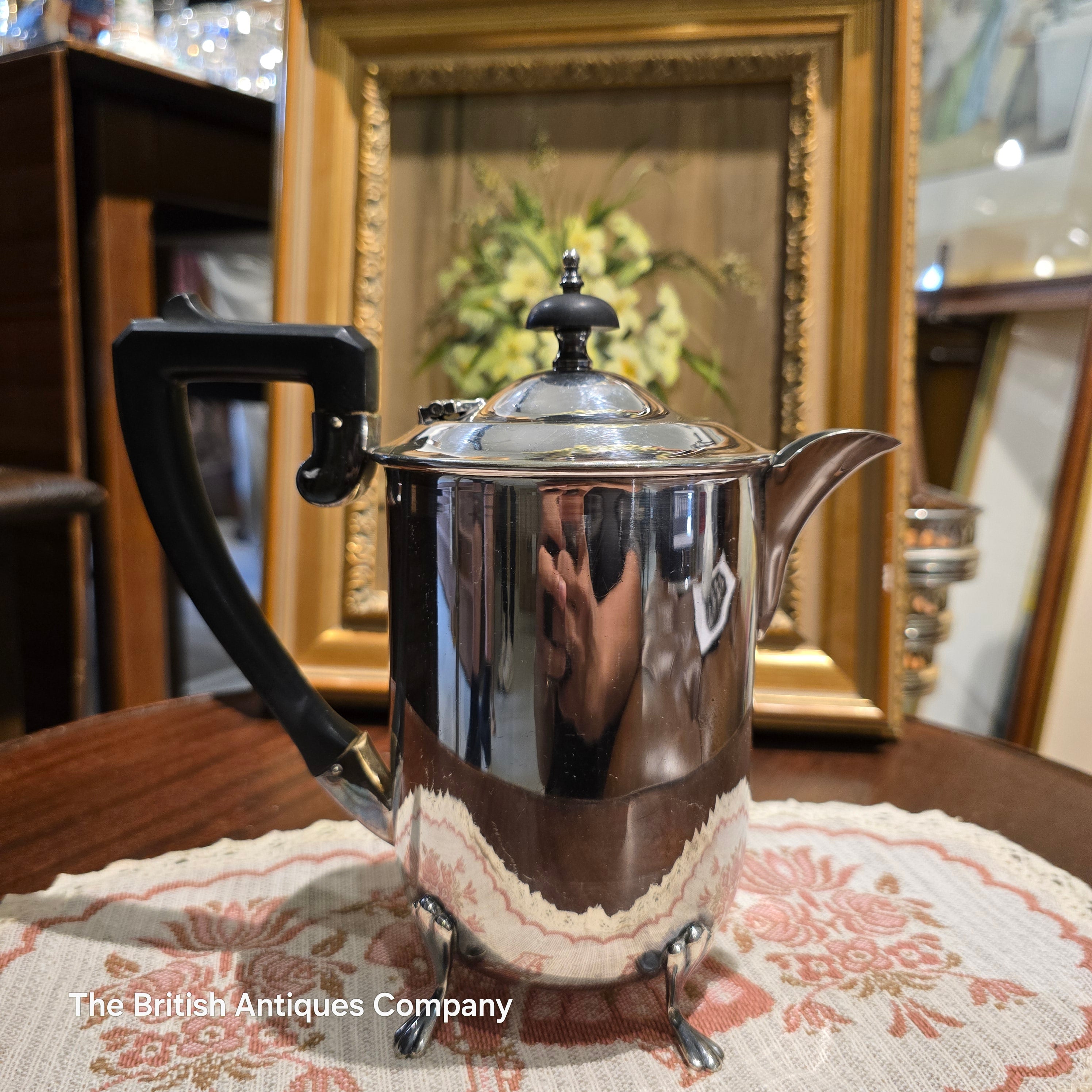 Vintage Silver-Plated Coffee Pot