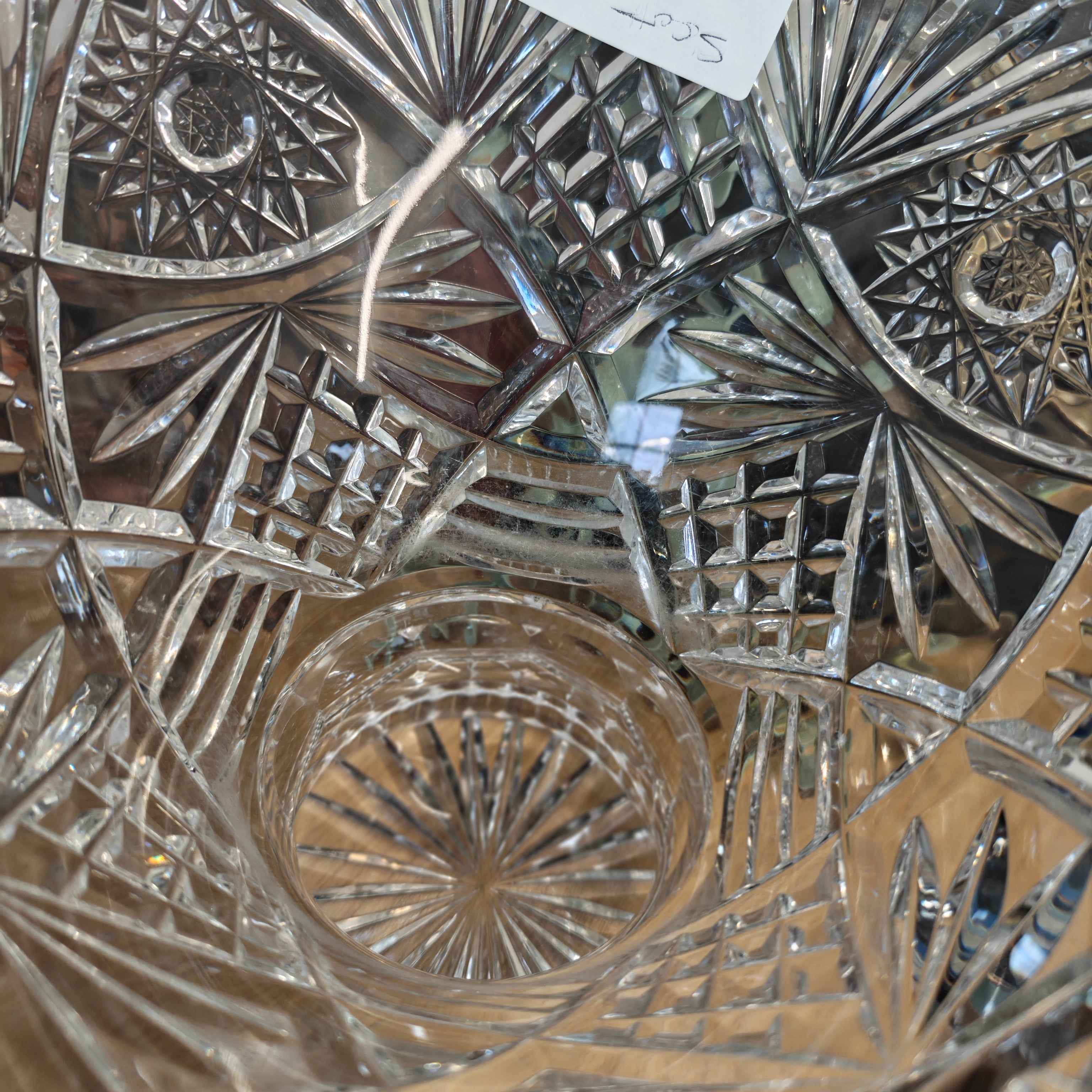 Amazing Waterford big crystal bowl -27x 18 cm