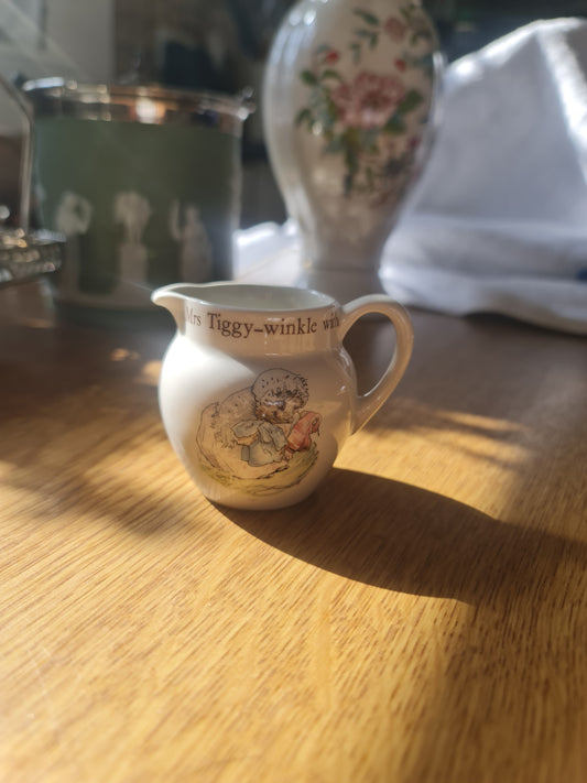 Beatrix Potter Mrs Tiggy mini jug