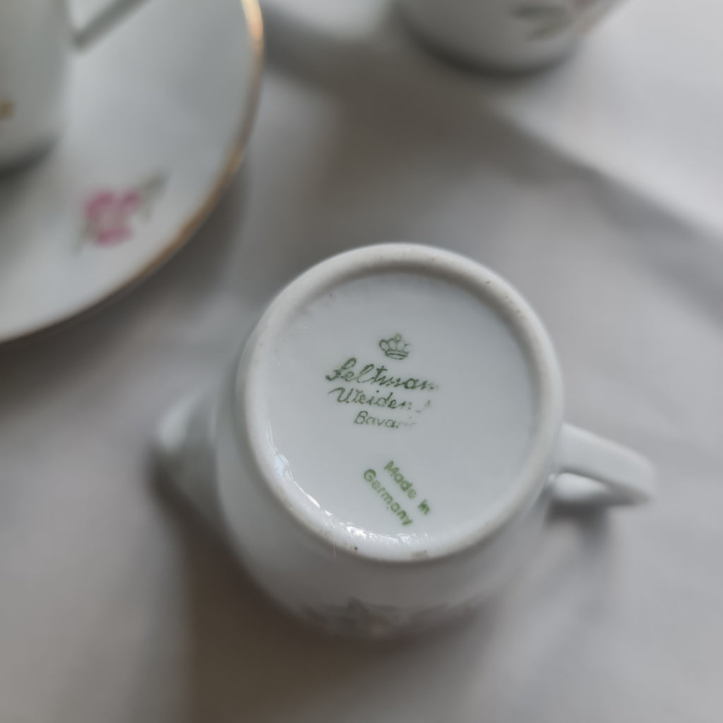 Germany Bavaria flora coffee set