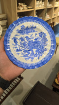 Blue Willow Cake Plate