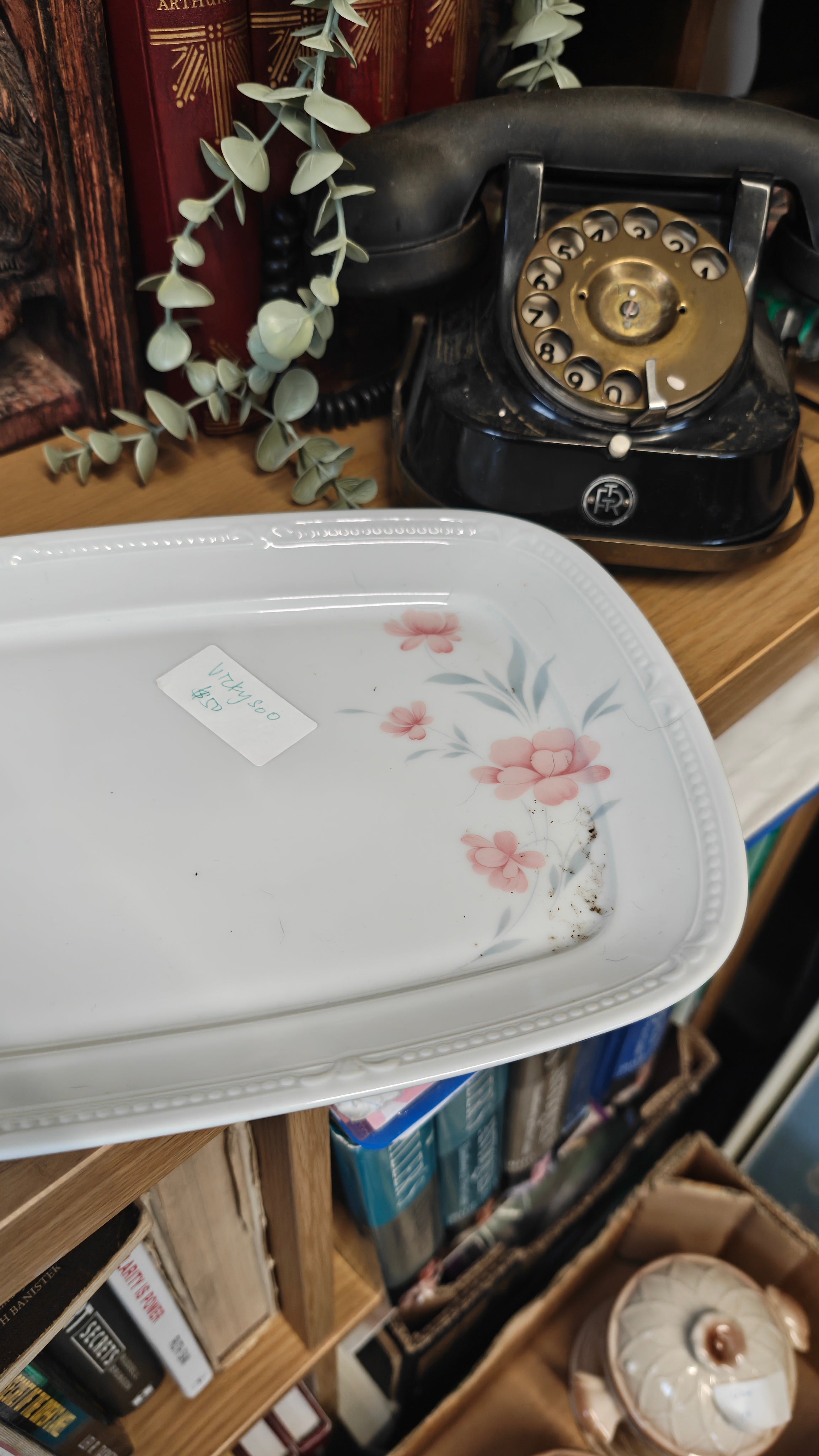 Vintage Germany Bavaria  Mitterteich big platter -32 x 22 cm