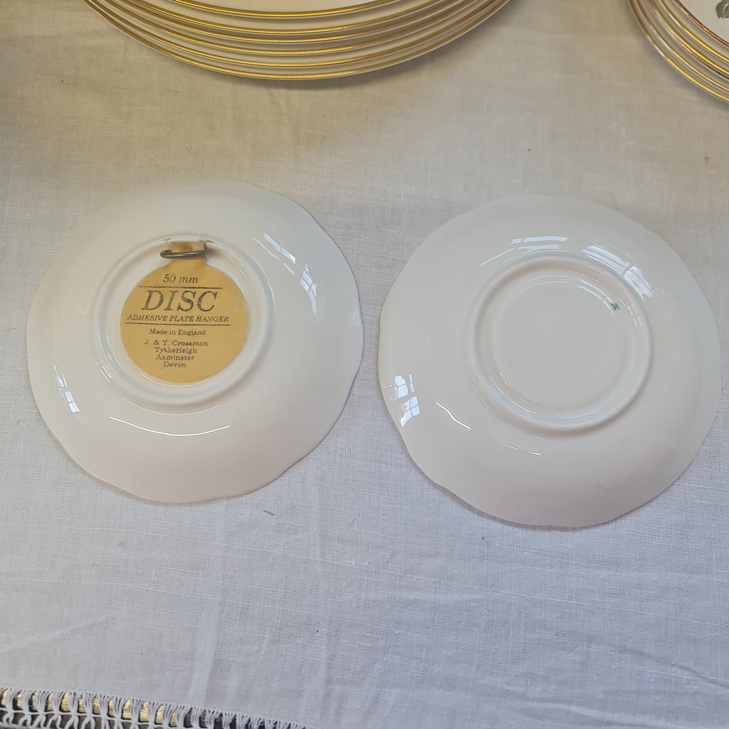 Vintage Blue and white plate x2