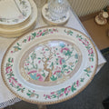 Solian Ware Soho Pottery Cobridge England Big Platter; Cloisonné Plate- Indian Tree