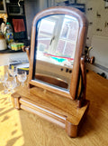 Victorian mahogany table top mirror - lovely patina