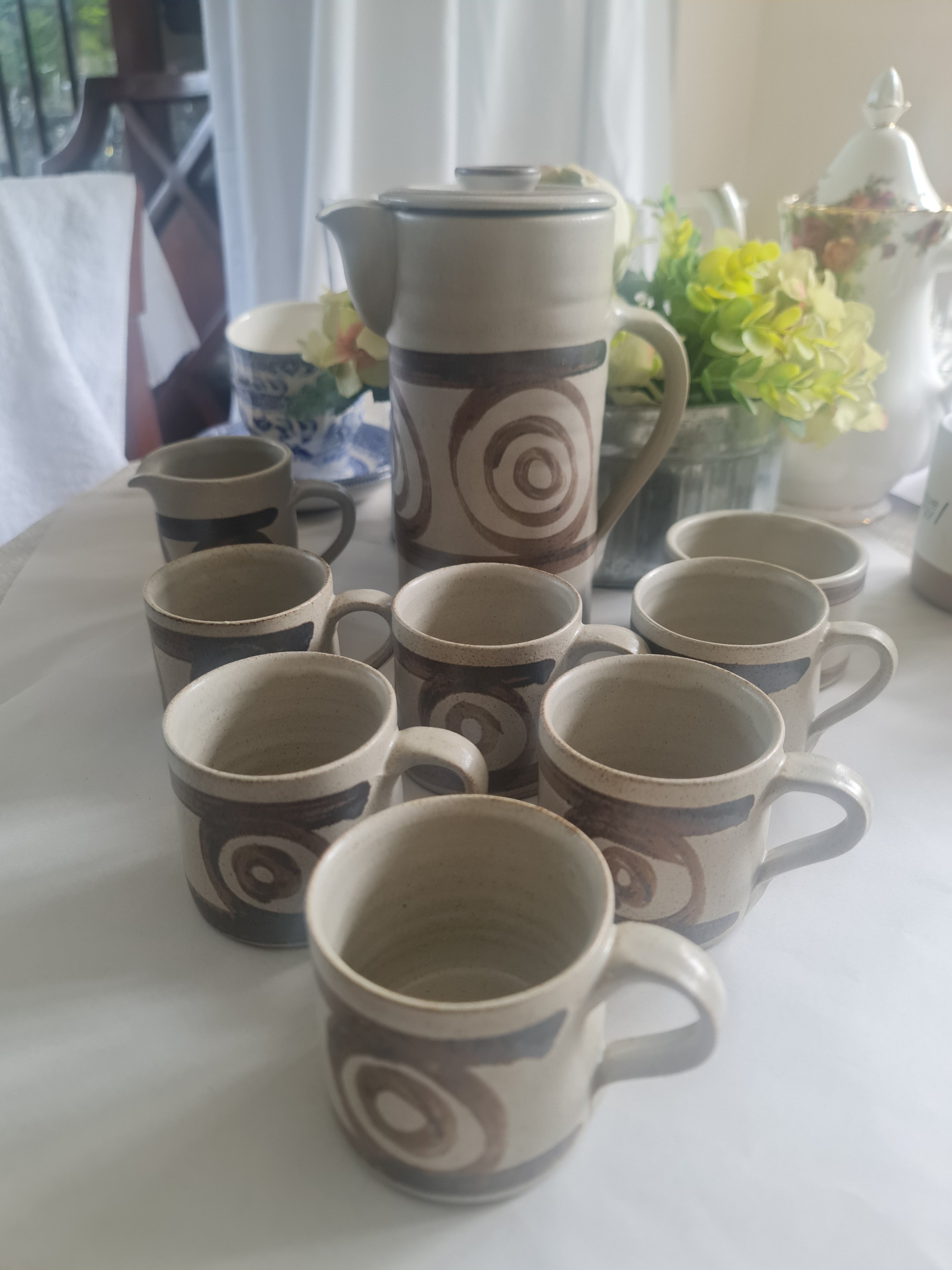 Abaty Studio Pottery Hand-Thrown Coffee Set