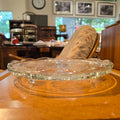 Vintage Pressed Glass Cake stand 24cm