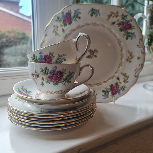 New Chelsea vintage tea set collection