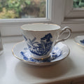 Royal Stuart vintage blue will tea set