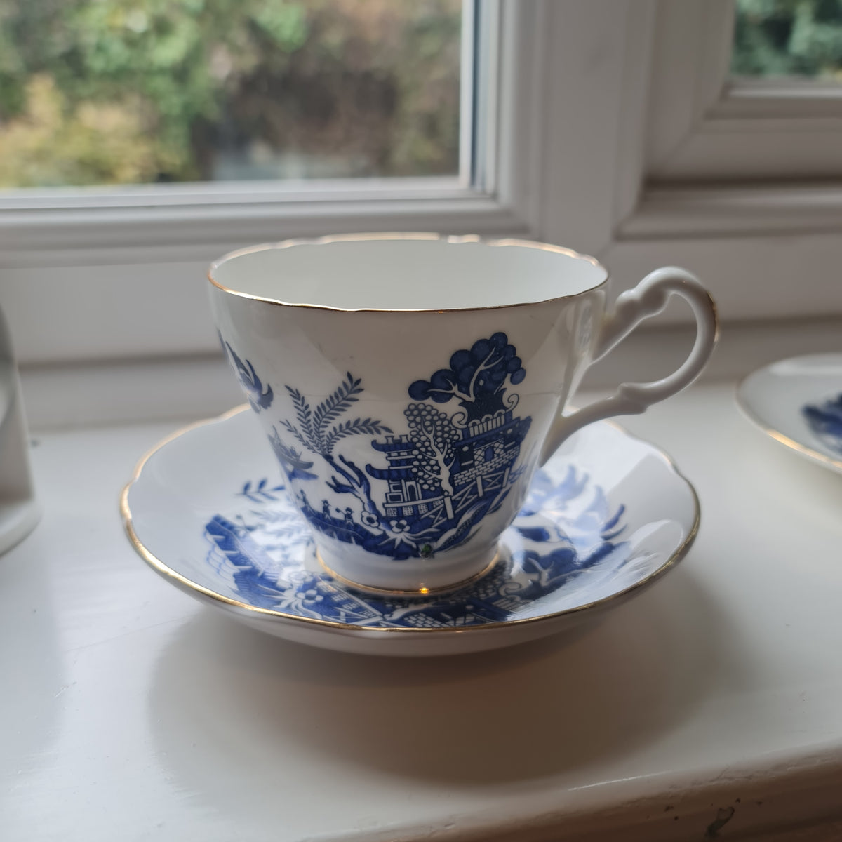Royal Stuart vintage blue will tea set