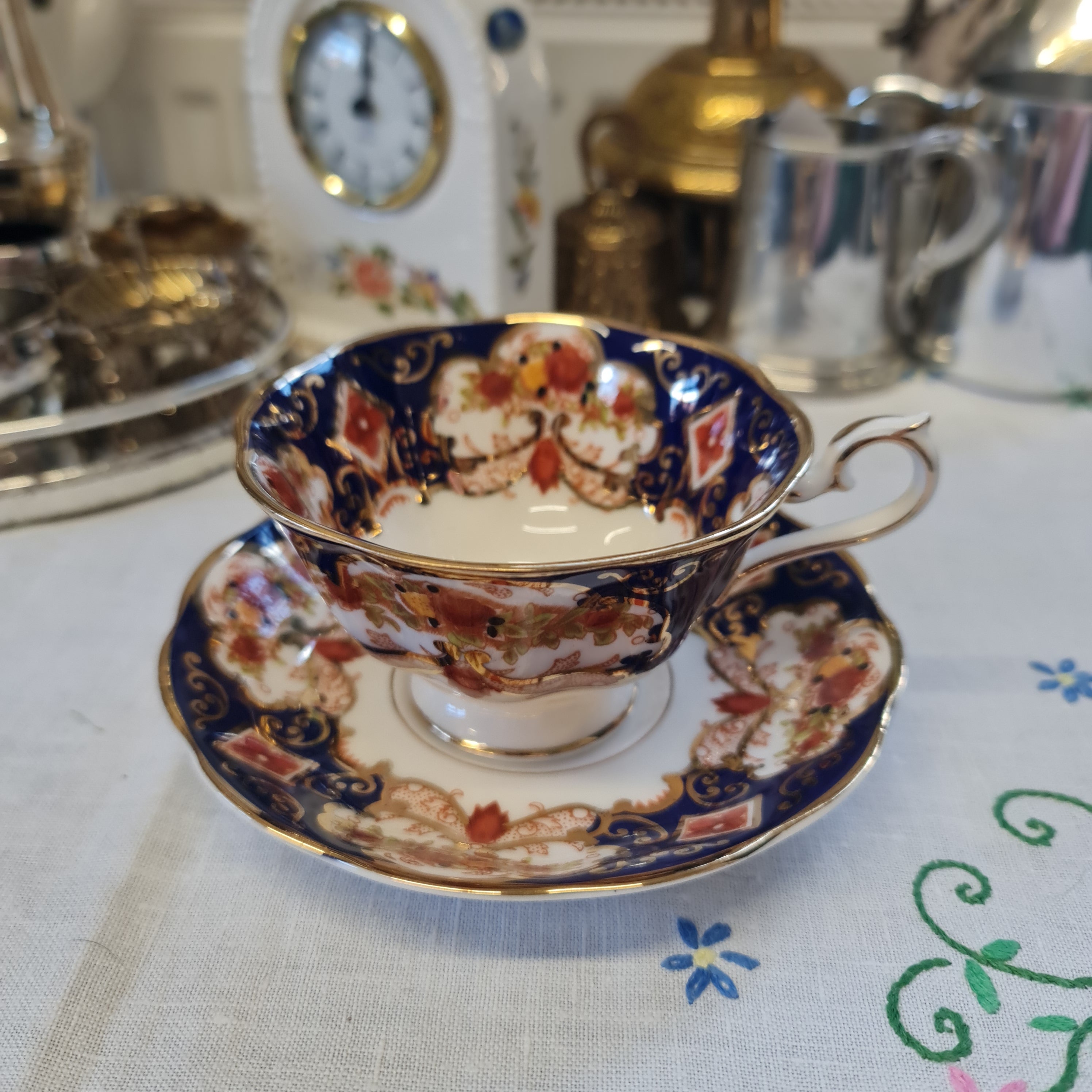 Royal Albert rare imari tea set - Heirloom c1920