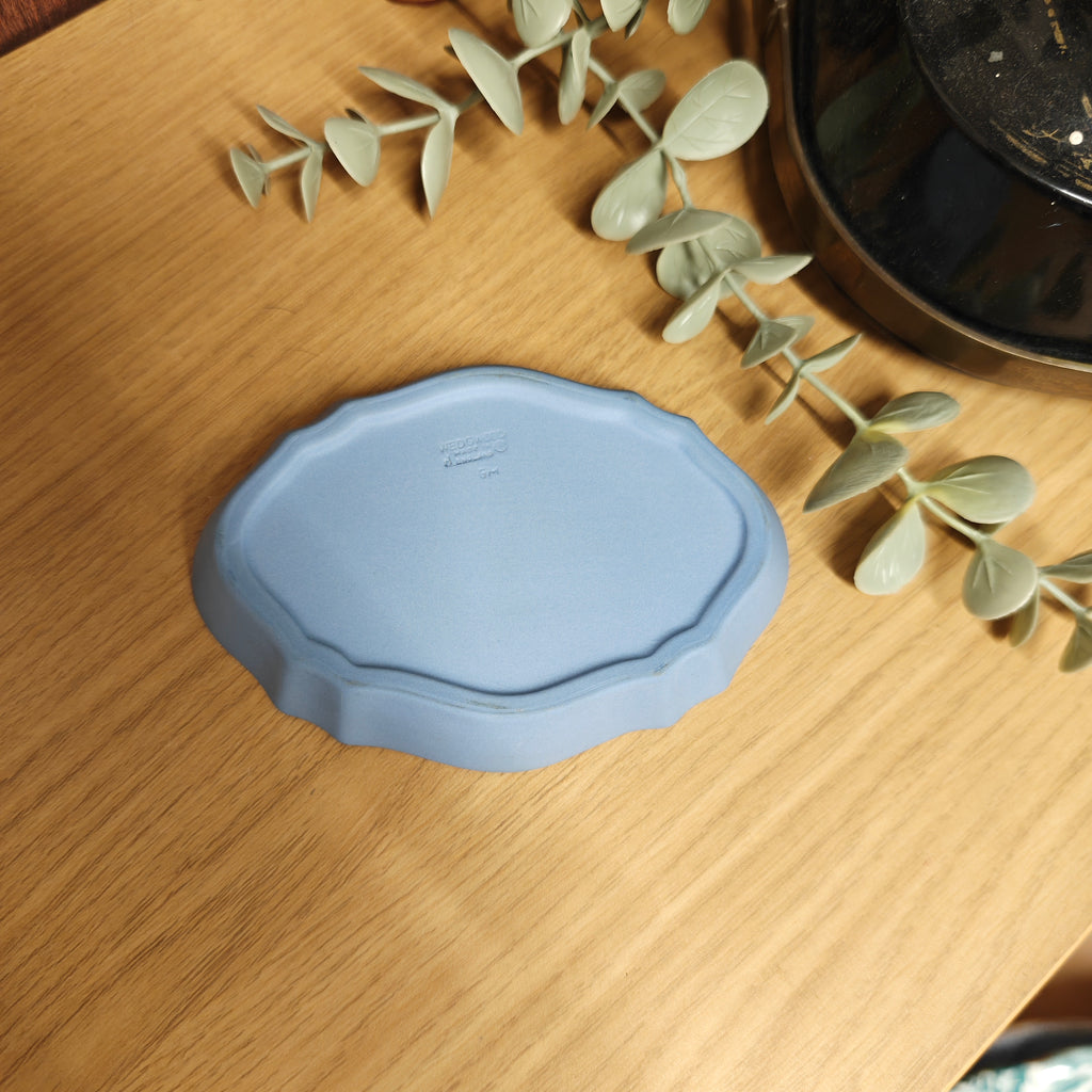 Vintage Wedgwood Jasperware Oval Trinket Dish