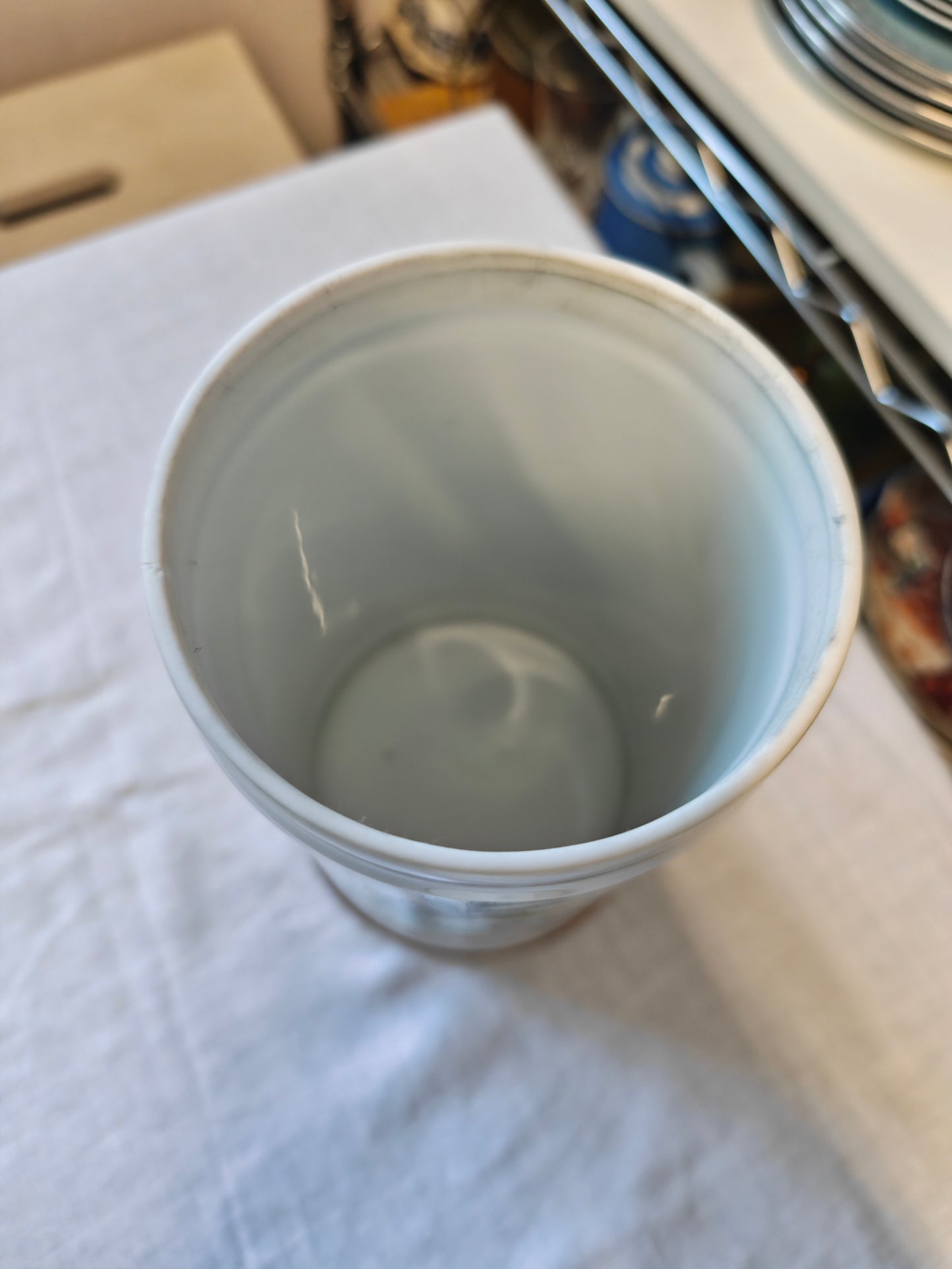 Limoges Porcelain Botanical Apothecary Jars Set Of 2