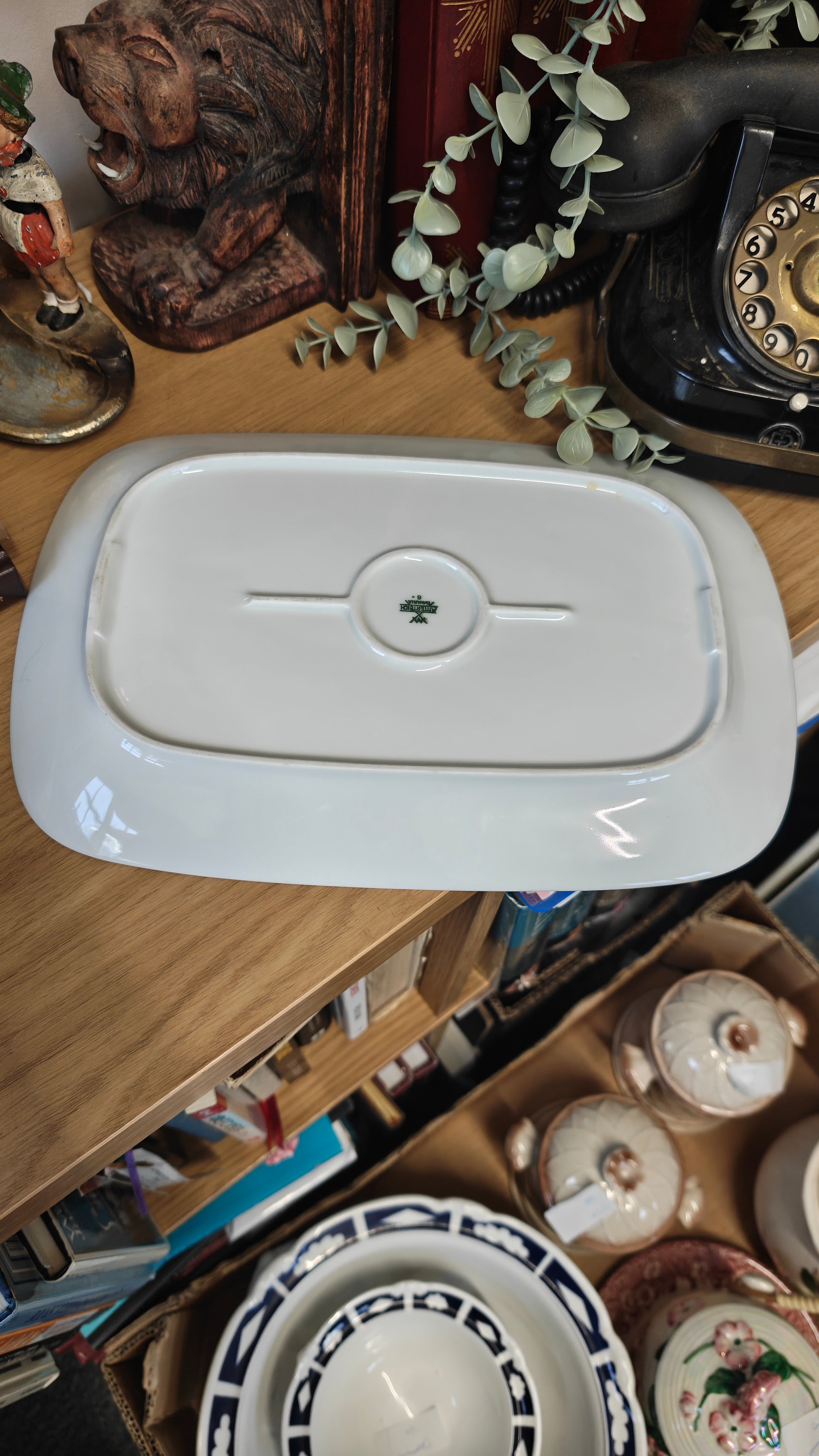 Vintage Germany Bavaria  Mitterteich big platter -32 x 22 cm