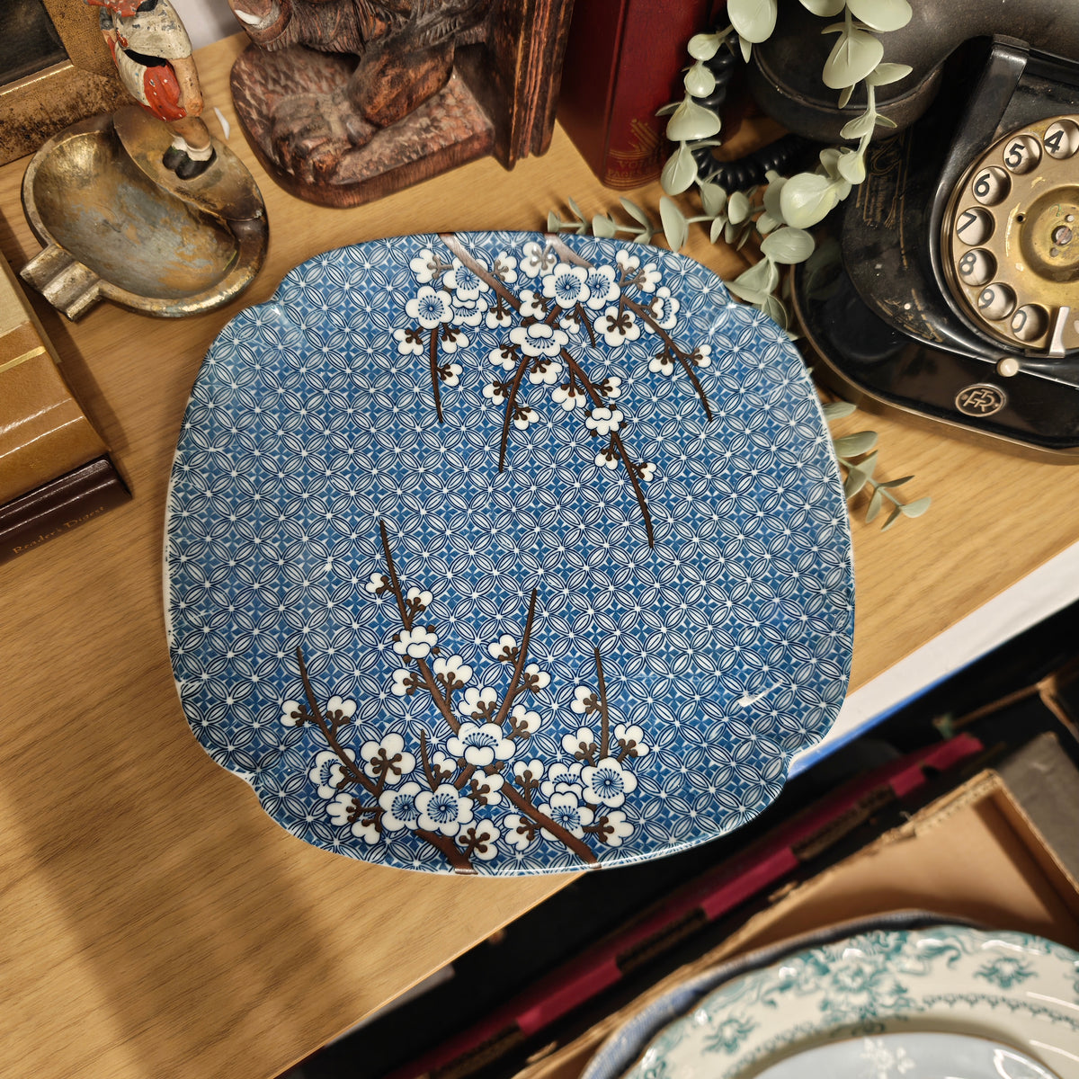 Vintage Heavy Japanese Handmade Plate