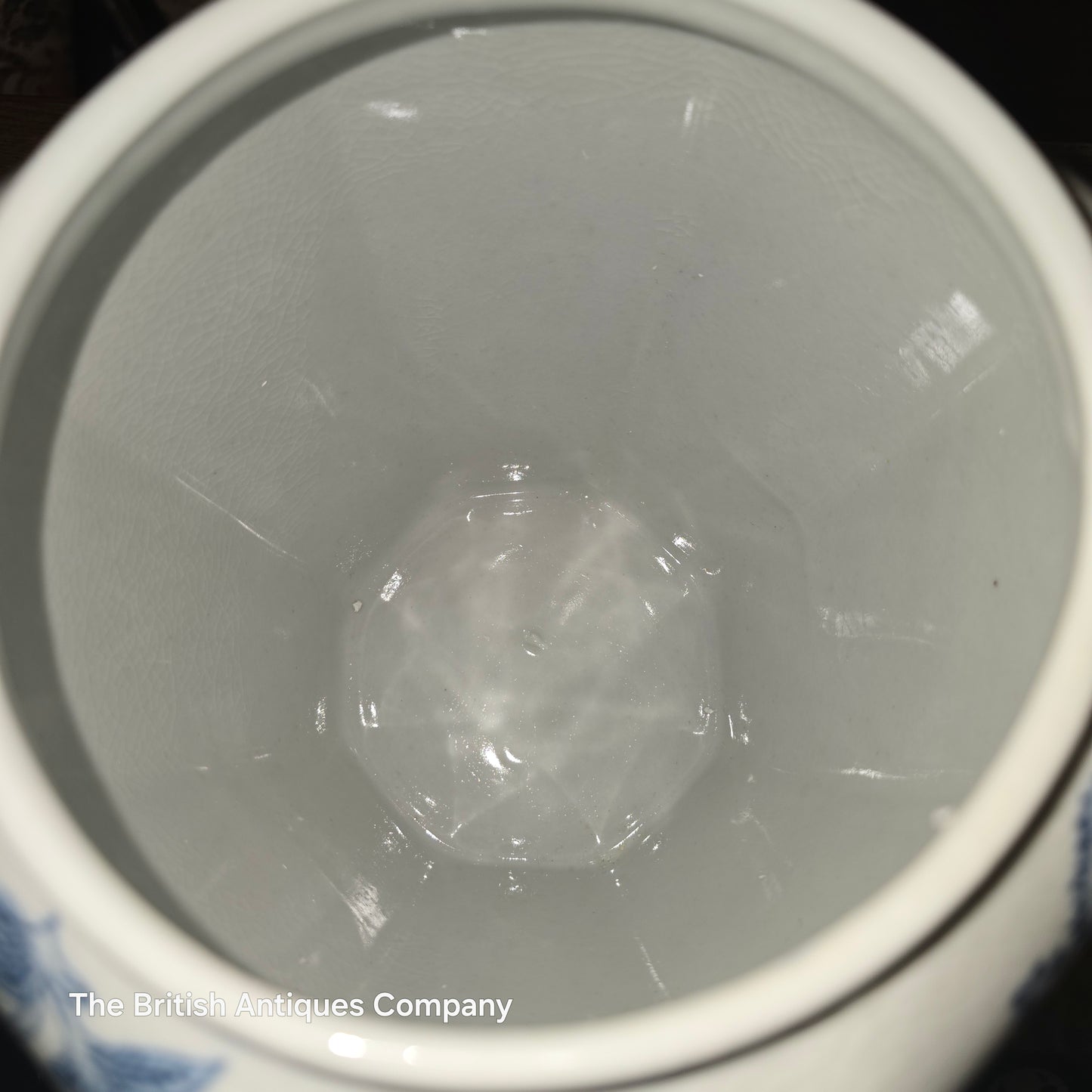 Chinoiserie Blue and White Porcelain Flora Vase