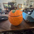 Vintage Orange Shaped Sugar Bowl