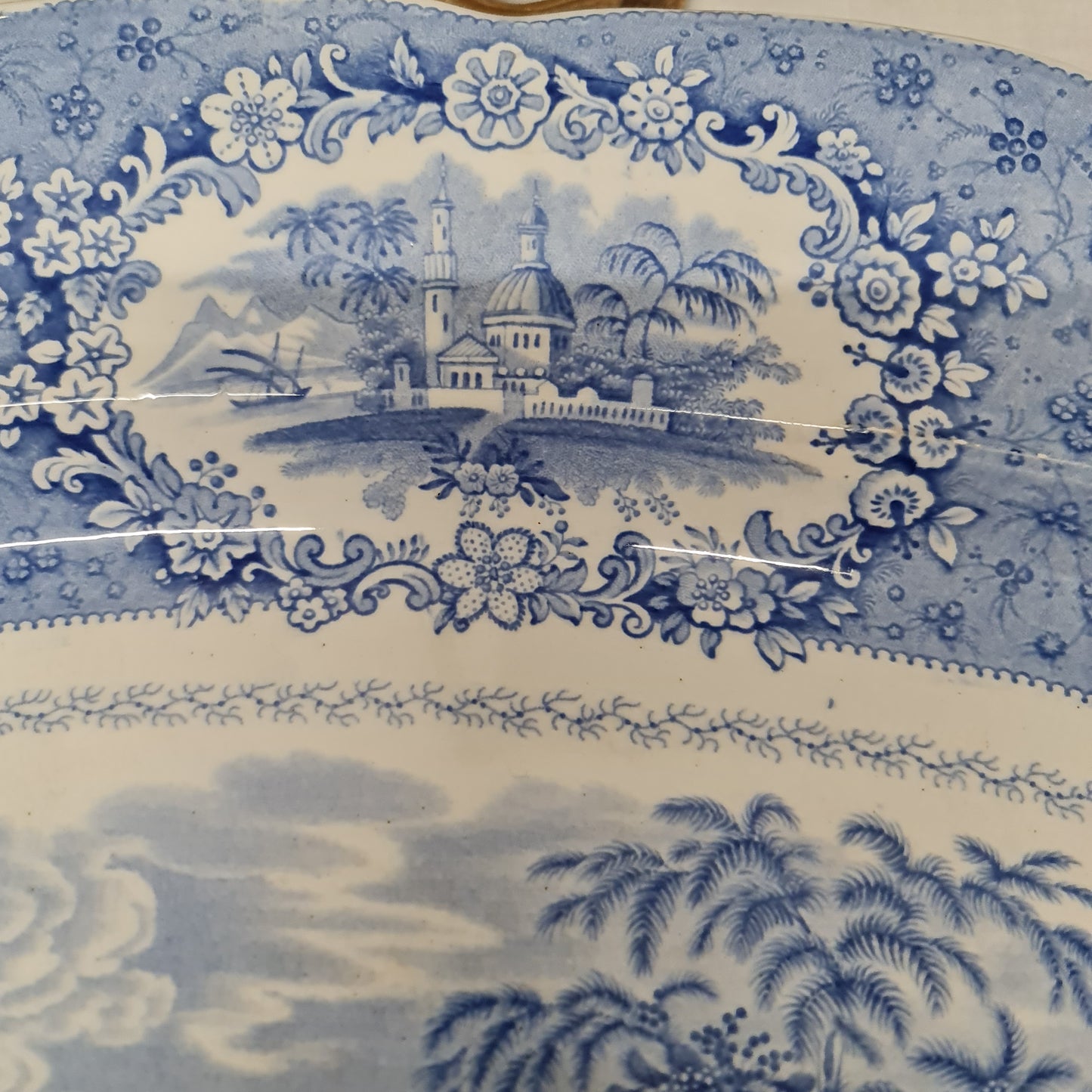 Antique big platter by William Ridgway Bell Works