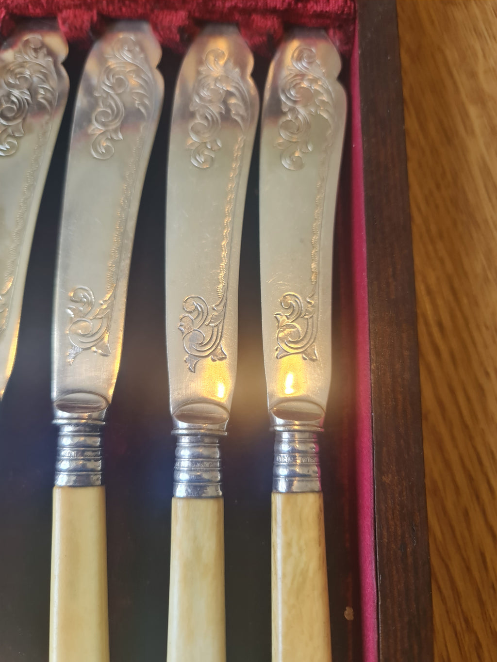 Victorian high grade silver plated cutlery by Joseph Haywood &Co