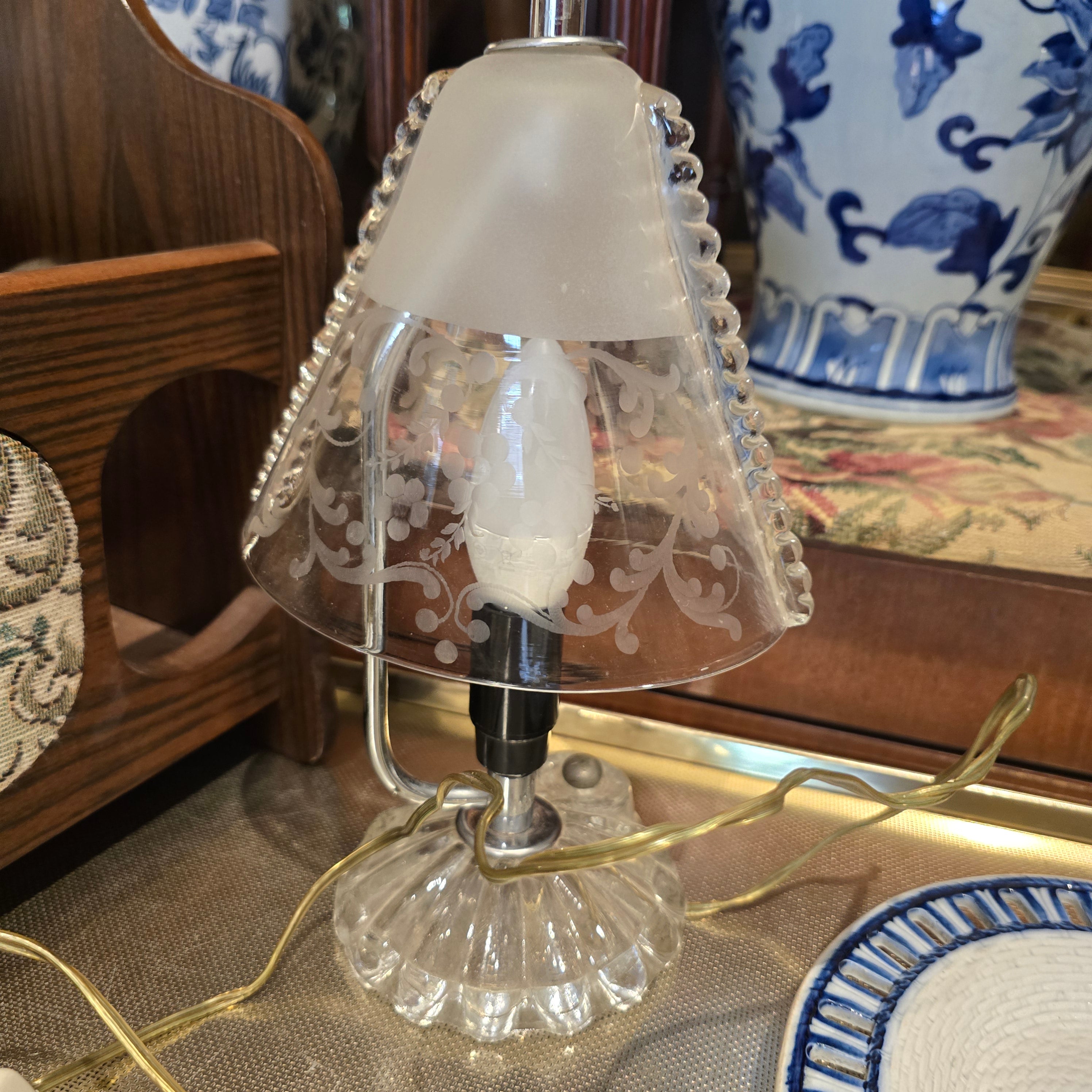 Vintage Handmade Murano Table Lamp