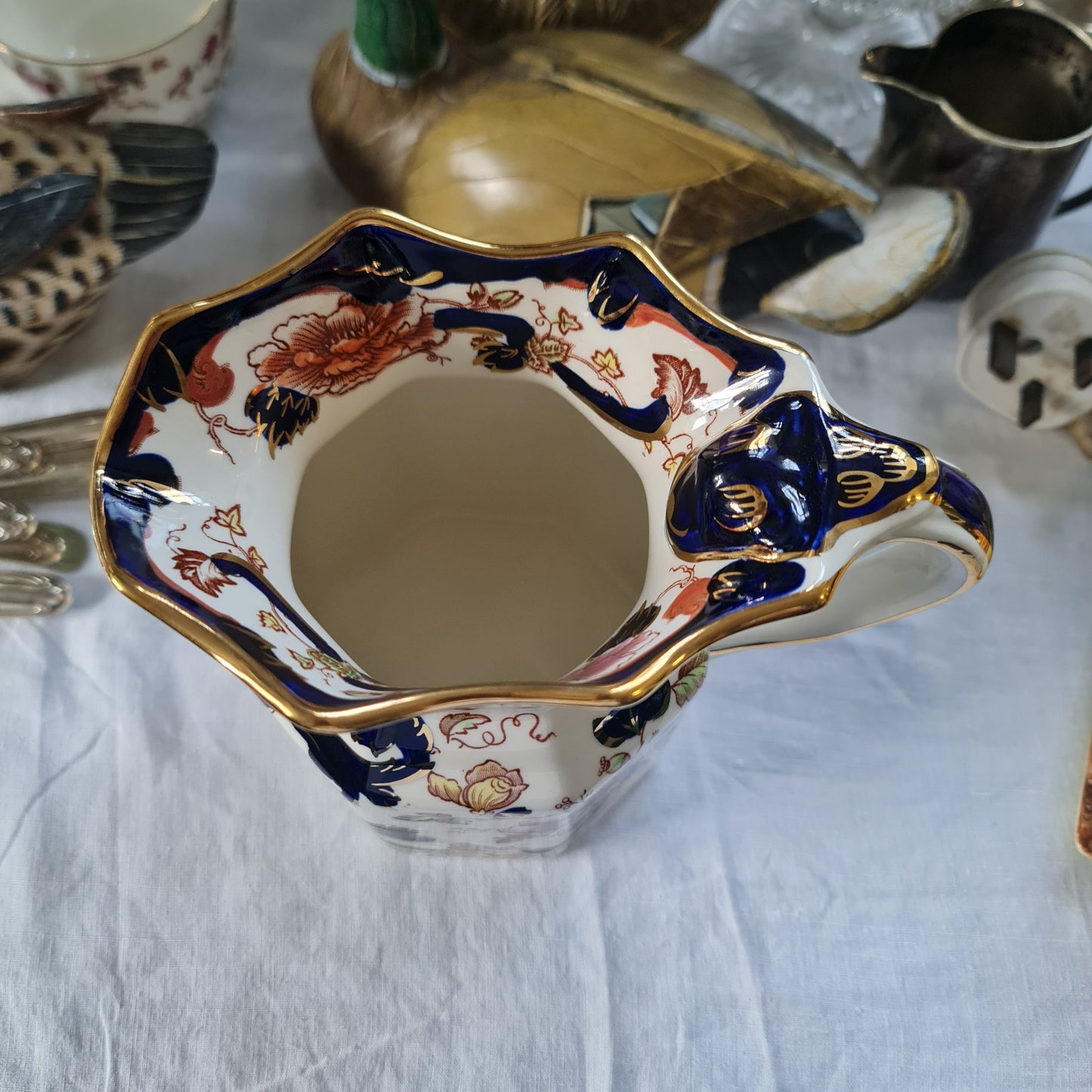 Antique Mason handpainted jug