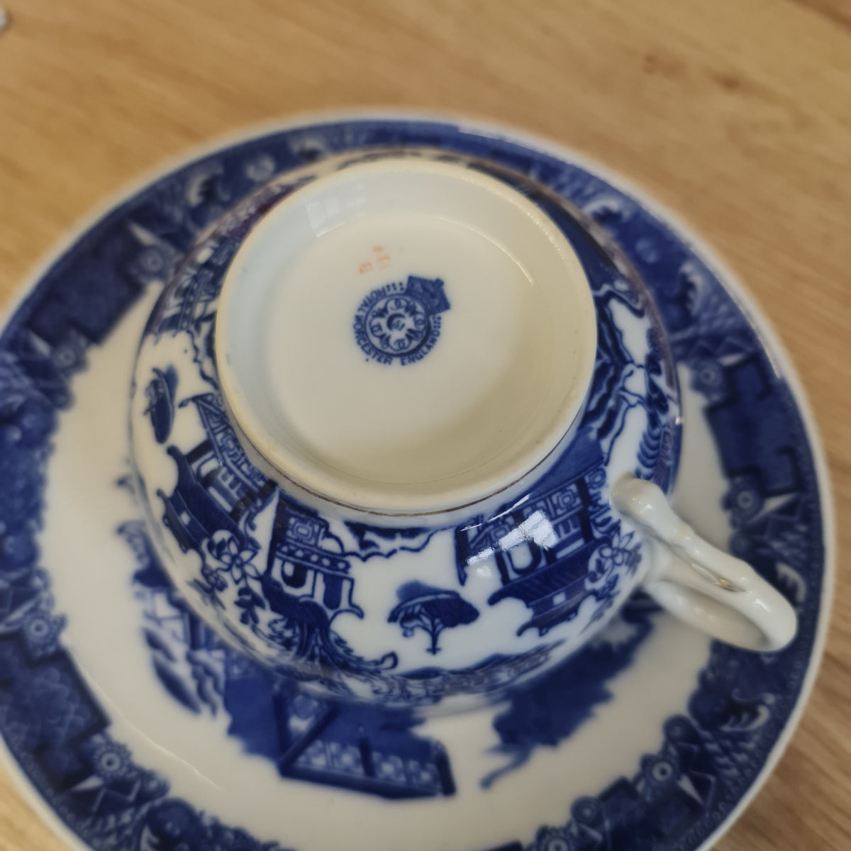 Royal Worcester Blue willow tea set