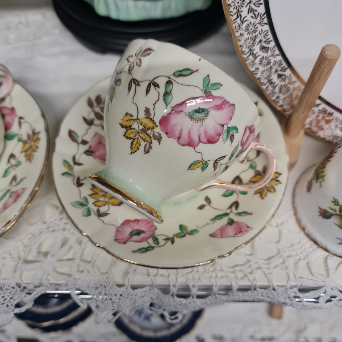 Rare Old Royal fine bone china tea set
