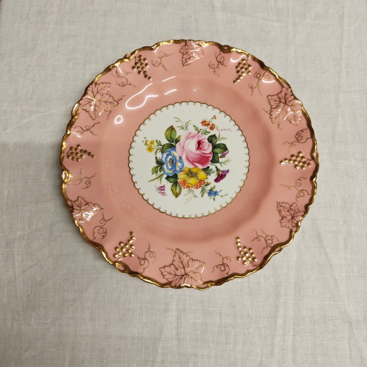 Amazing vintage  Royal Crown Derby early period plate