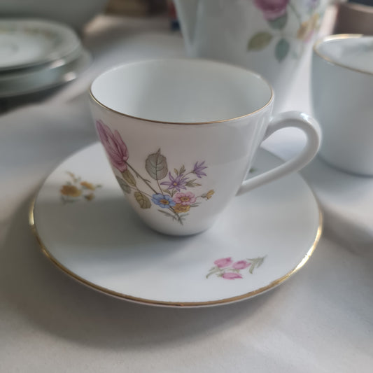 Germany Bavaria flora coffee set