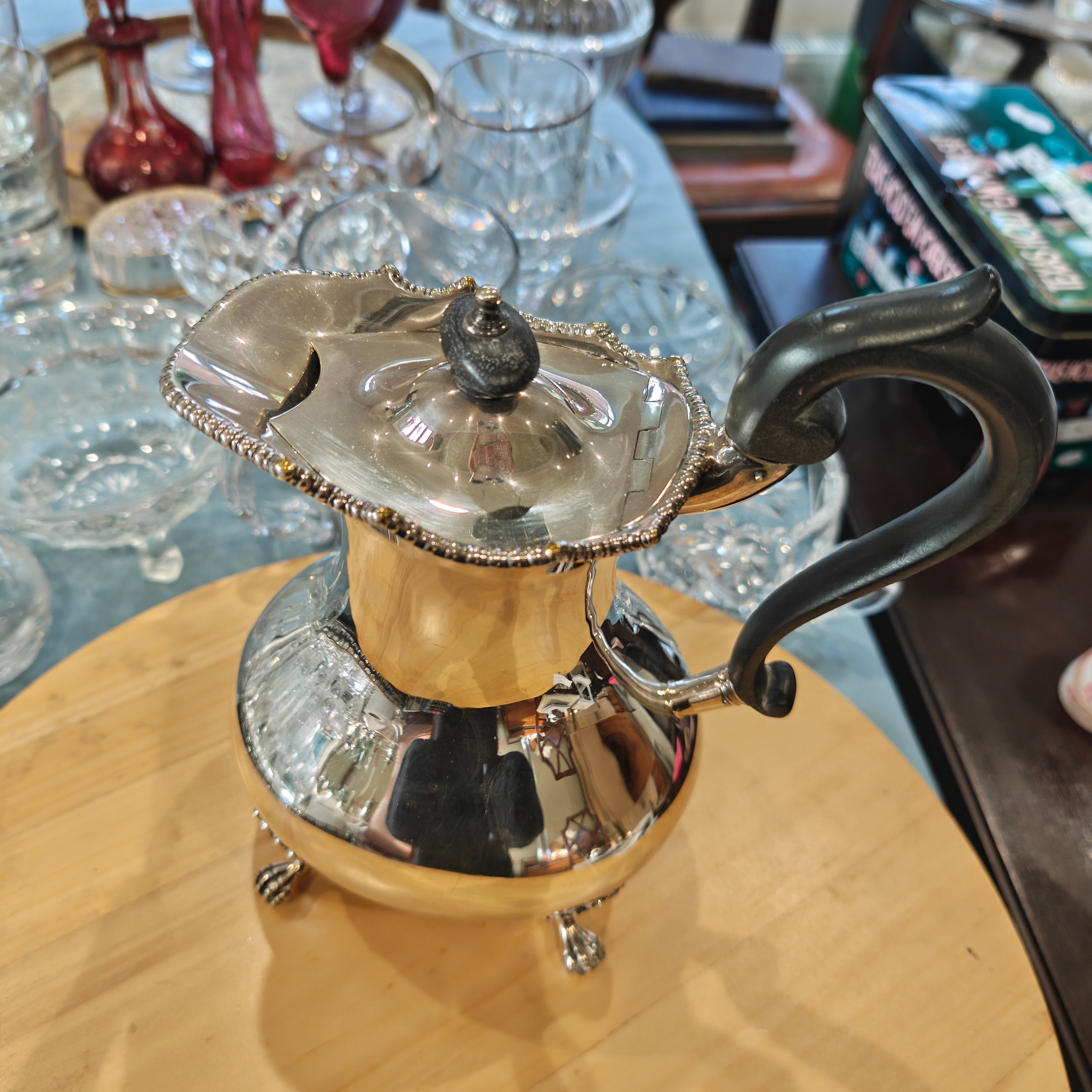 Early century Mappin and Webb silver plated tea/coffee /water pot