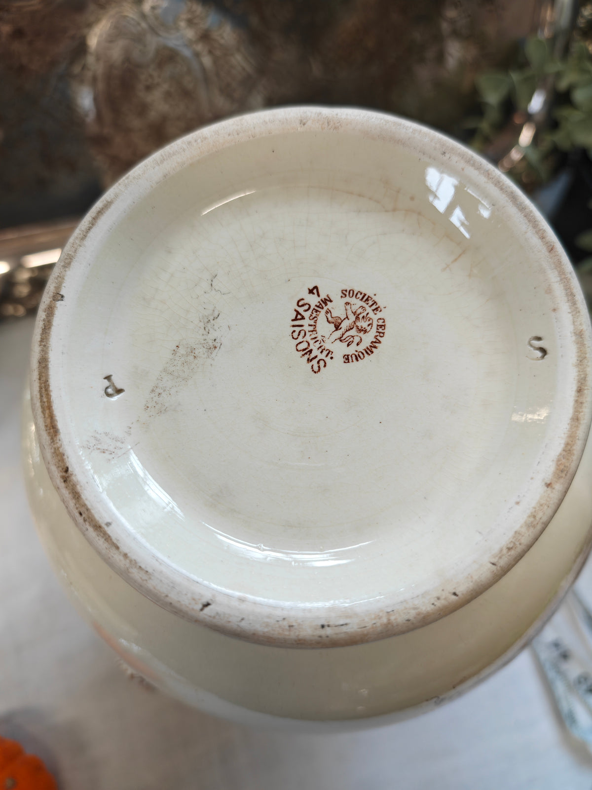 Société Céramique Maestricht Dutch ironstone big jug