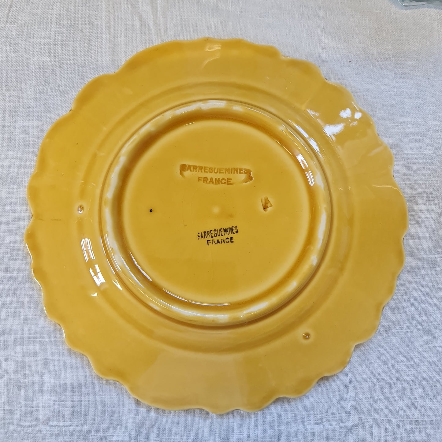 19th C. Sarreguemines Majolica Fruit Plates