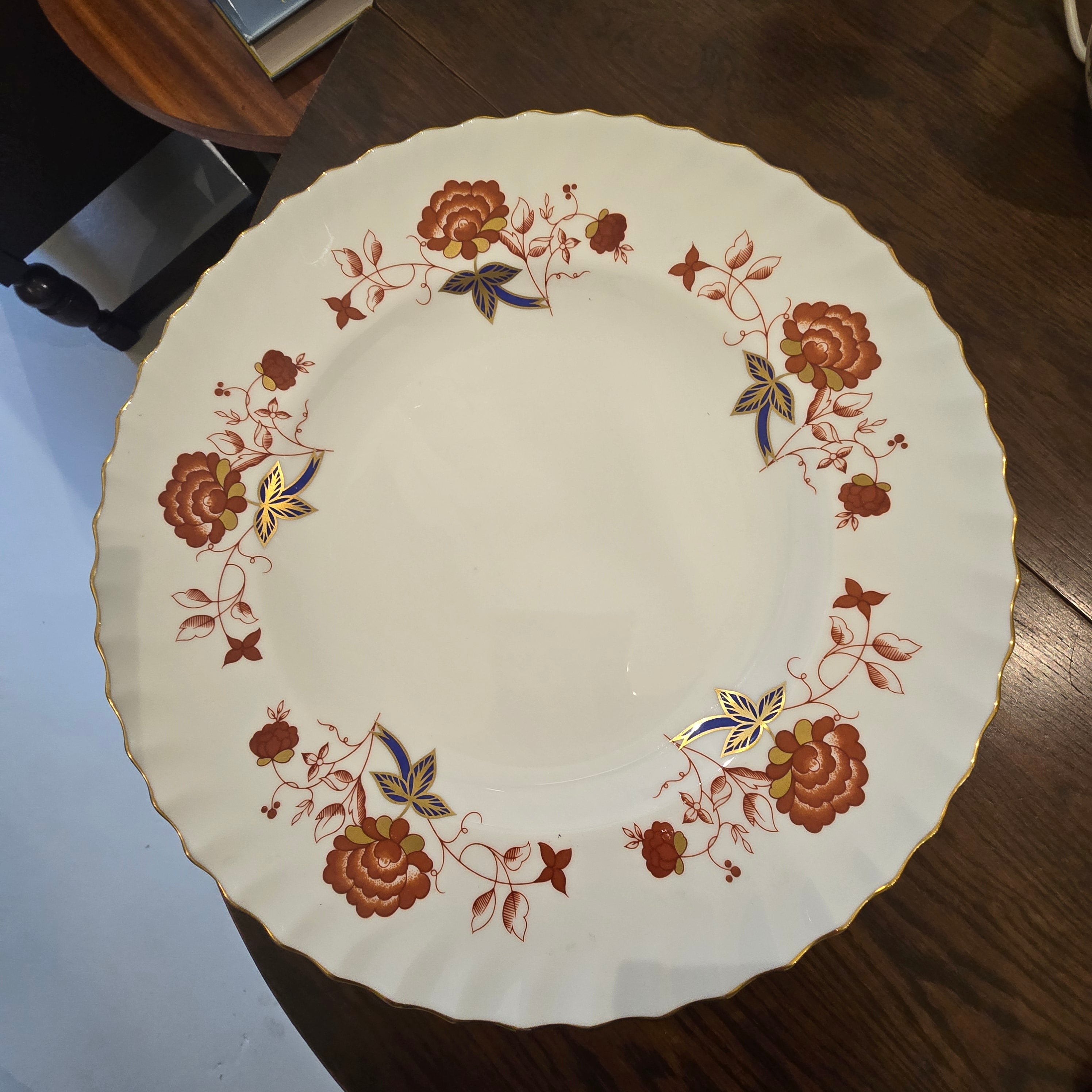 Vintage Royal Crown Derby "Bali"A.1100 Dinner Plate -26cm
