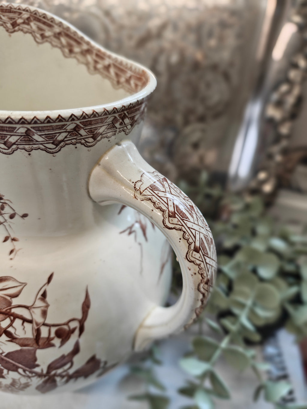Société Céramique Maestricht Dutch ironstone big jug