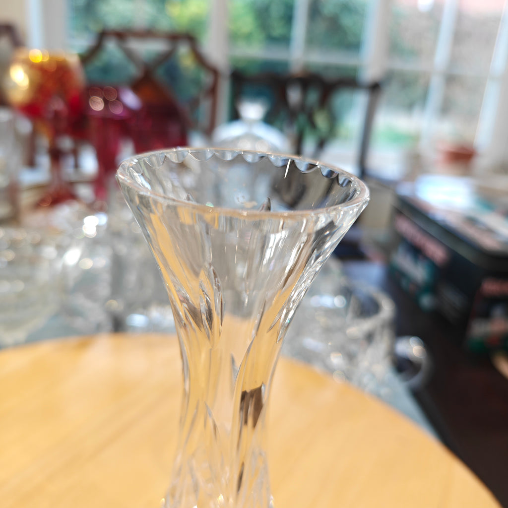 Webb's continental Cezchoskovajis crystal rose vase