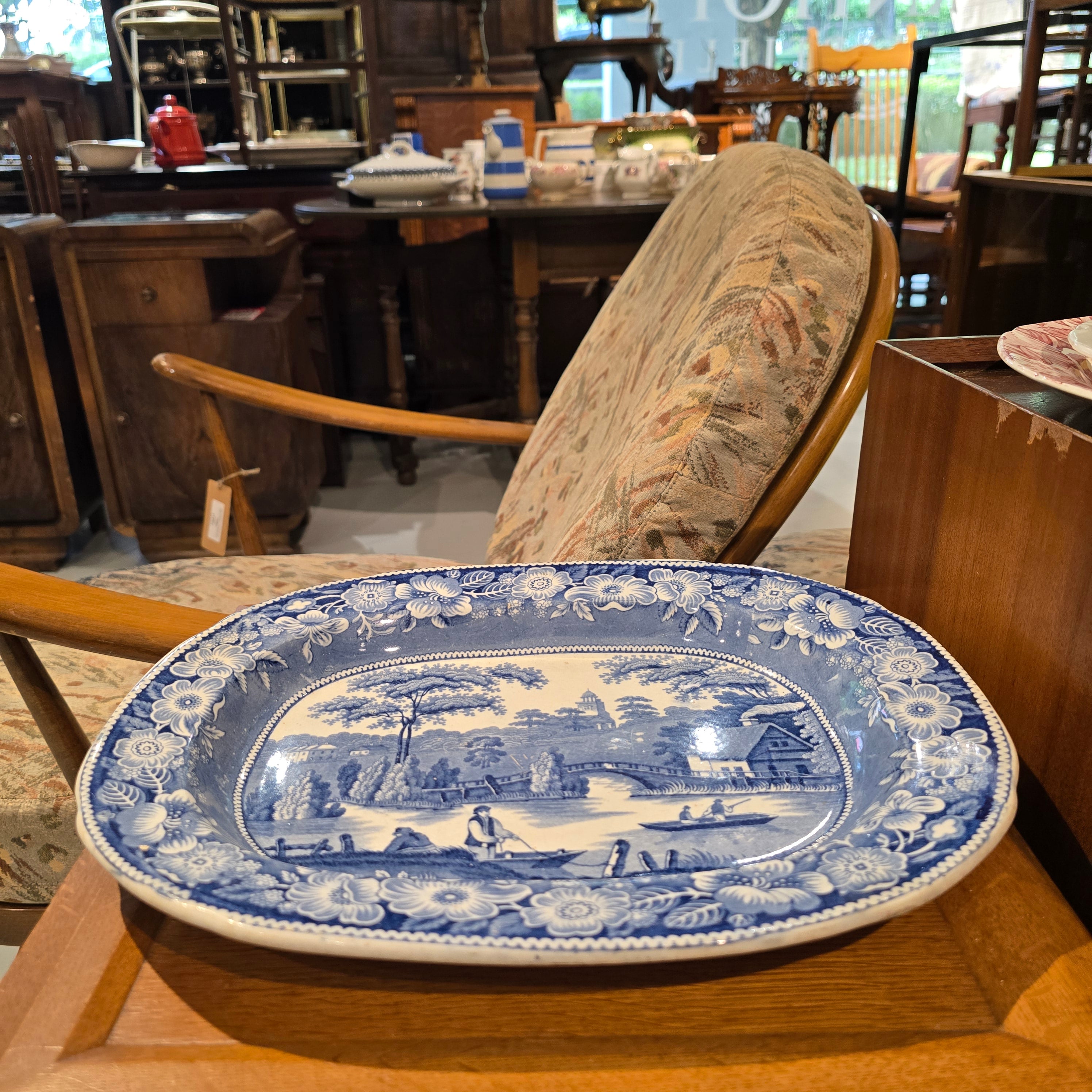 Antique Bell Cook & Co Serving Platter 36cm