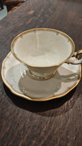 Rare vintage tea set by Hutschenreuther porcelain factory, specifically from the Paul Müller division in Selb, Germany.