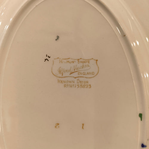 Alfred Meakin Caledonia Scalloped Oval Serving Platter