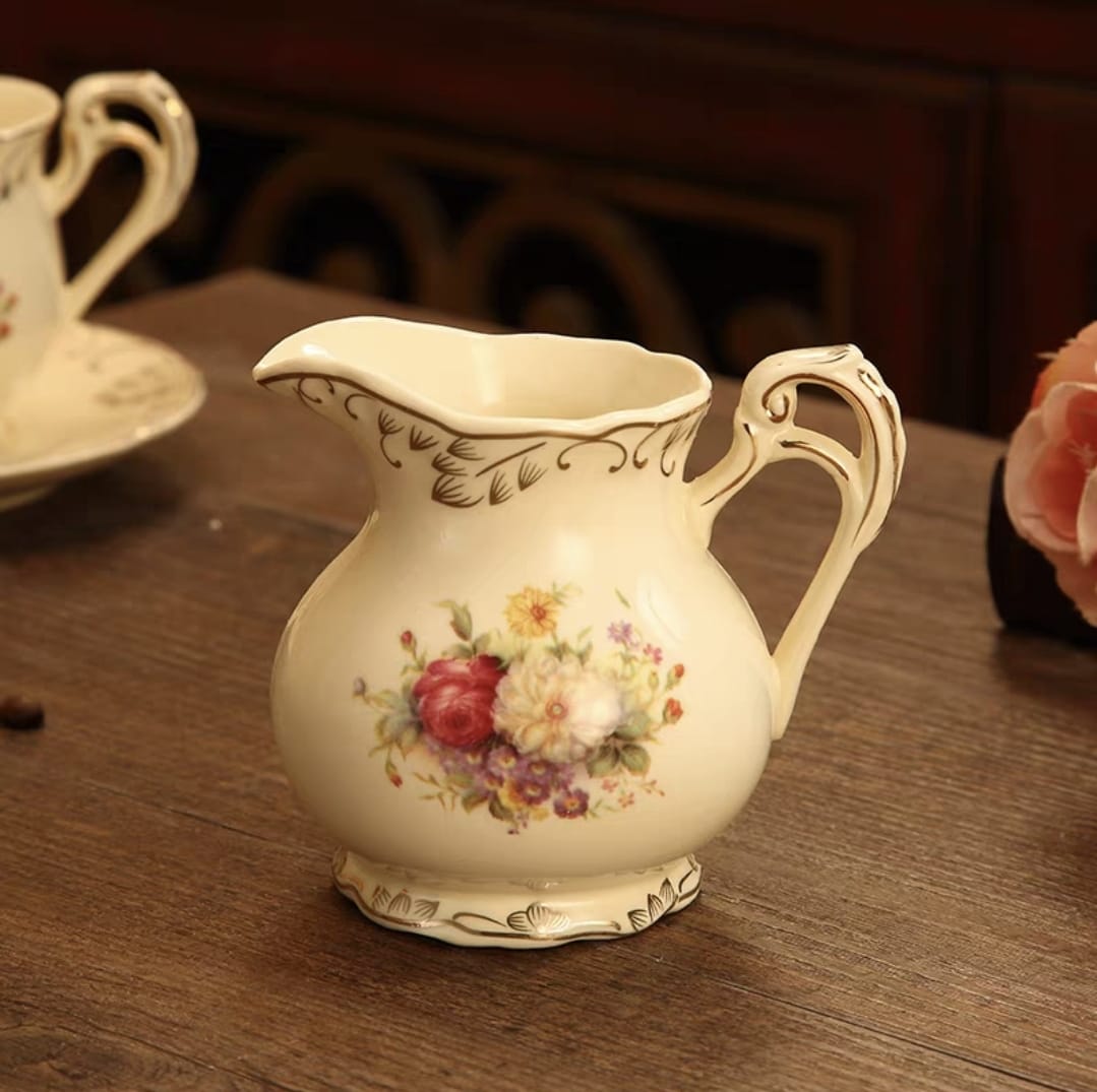 High Quality Floral Milk Jar