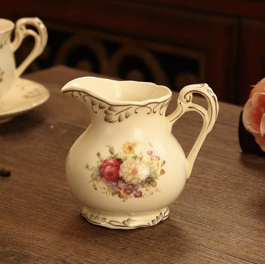 High Quality Floral Milk Jar