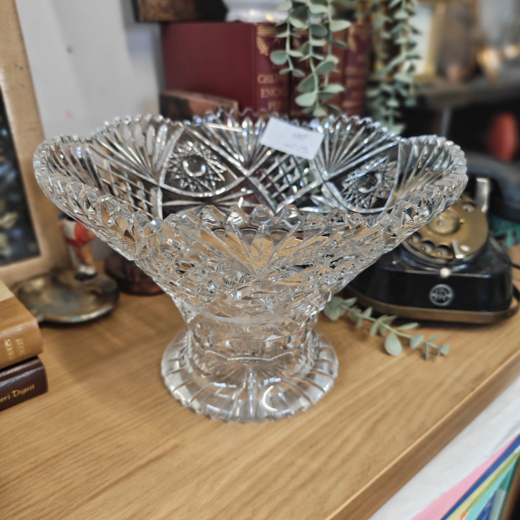 Amazing Waterford big crystal bowl -27x 18 cm