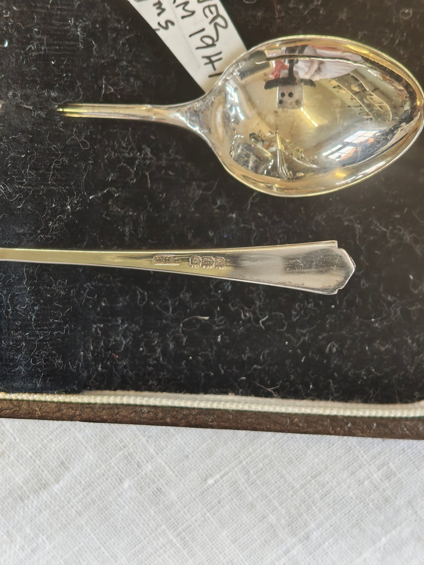 19th Century William Hutton and son sterling Silver spoon 38gm