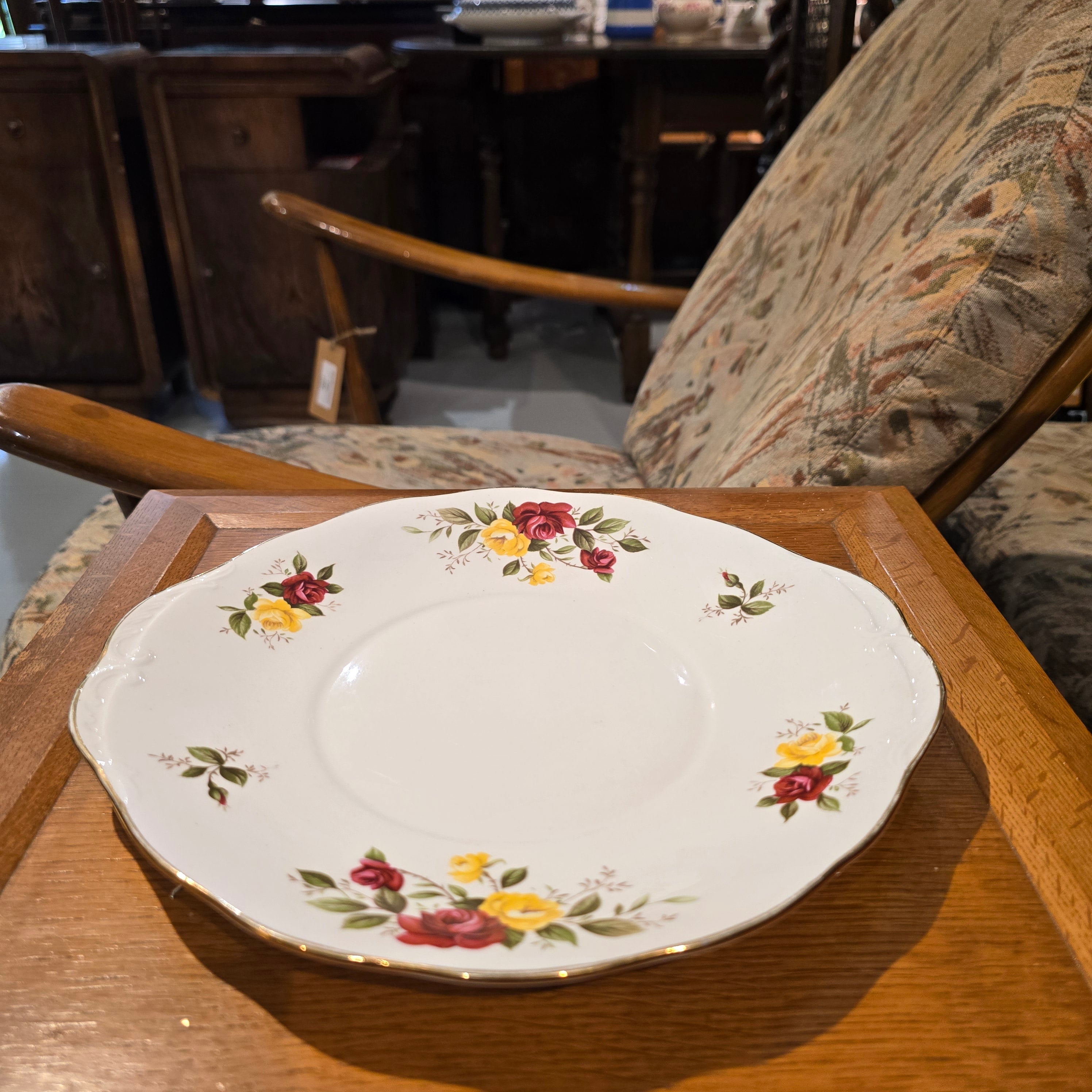 Richmond Rose Crown Essex Bone China Serving Plate 26cm